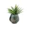 Hello Honey® 6" Iridescent Green Glaze Stoneware Planter